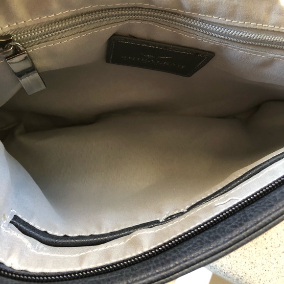 Shiraleah purse/wristlet in gray, yellow, chrome - Picture 7 of 8